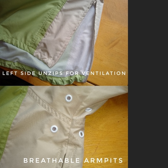 Eddie Bauer Lined Quarter Zip Rain Jacket - Picture 5 of 8